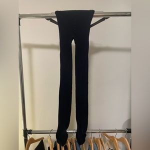 Zara black/navy blue tights